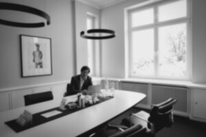 Criminal defense lawyer at SCHNEIDER II MICK in conference room, Berlin office
