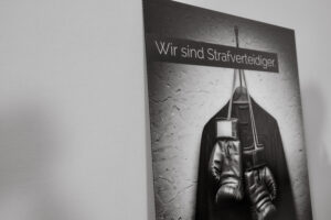 SCHNEIDER II MICK office interior with criminal defense statement